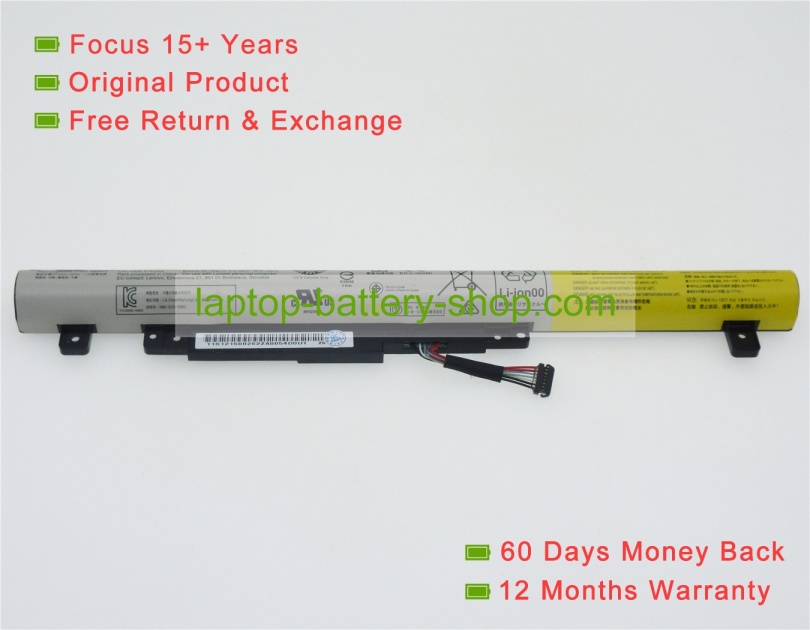 Lenovo L13L4A61, L13M4A61 7.2V 4400mAh original batteries - Click Image to Close