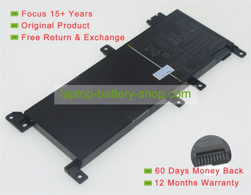 Asus C21N1638, 0B200-02630000 7.6V 4840mAh original batteries - Click Image to Close