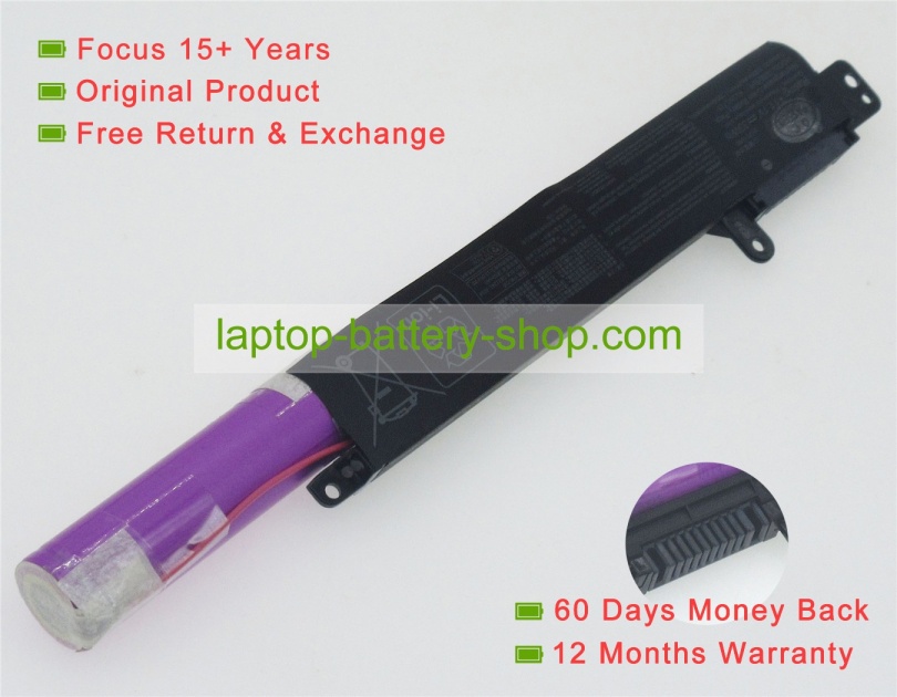 Asus A31N1719, 0B110-00520500 10.8V 3070mAh original batteries - Click Image to Close