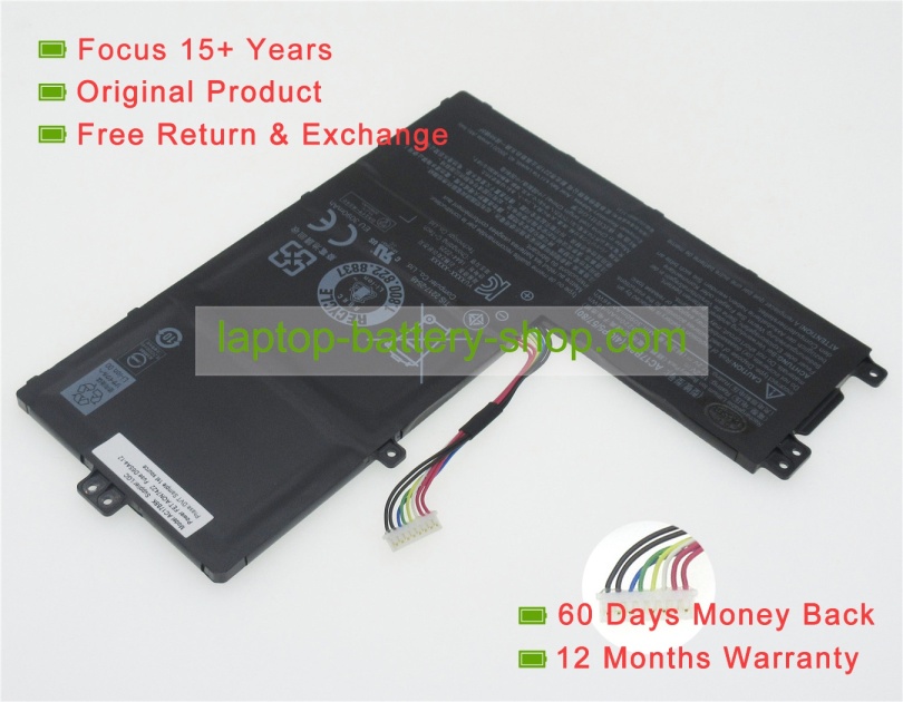 Acer 4ICP5/57/81, AC17B8K 15.2V 3220mAh original batteries - Click Image to Close