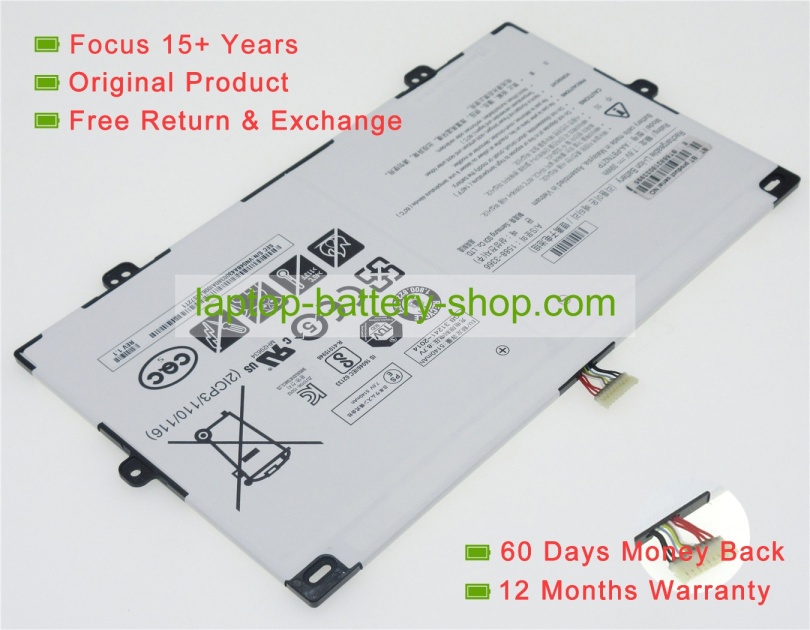 Samsung AA-PBTN2TP 7.6V 5140mAh replacement batteries - Click Image to Close