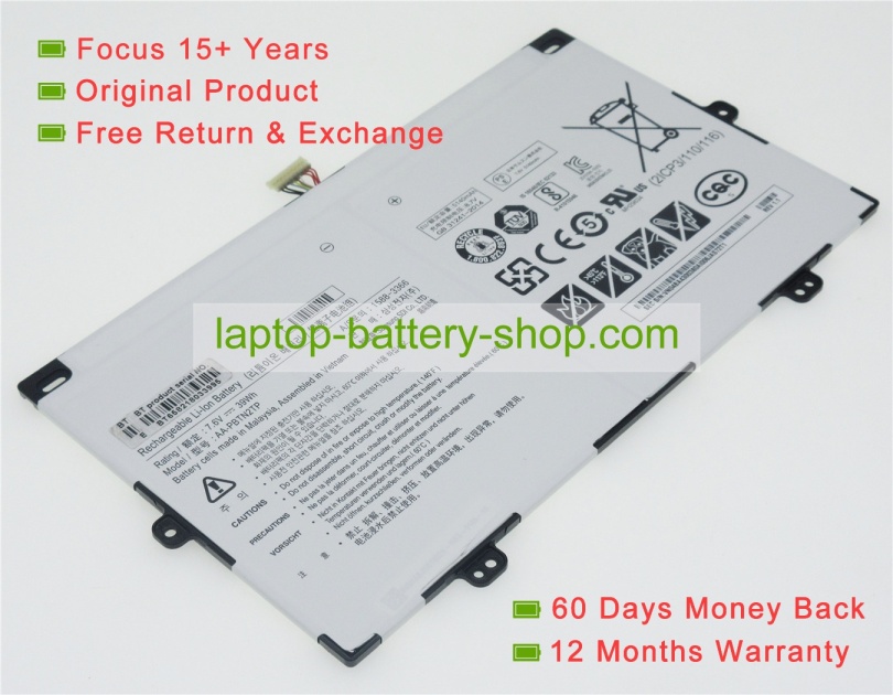 Samsung AA-PBTN2TP 7.6V 5140mAh replacement batteries - Click Image to Close