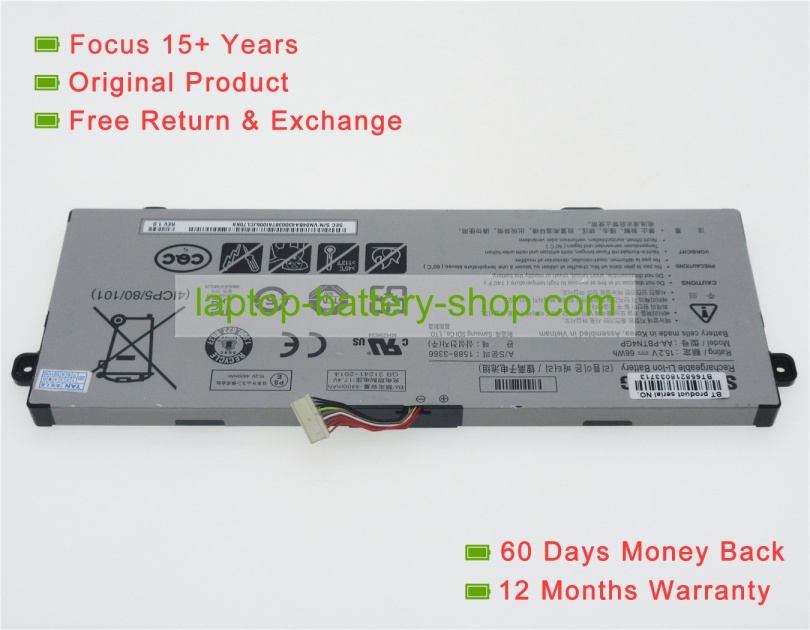 Samsung AA-PBTN4GP 15.2V 4400mAh replacement batteries - Click Image to Close
