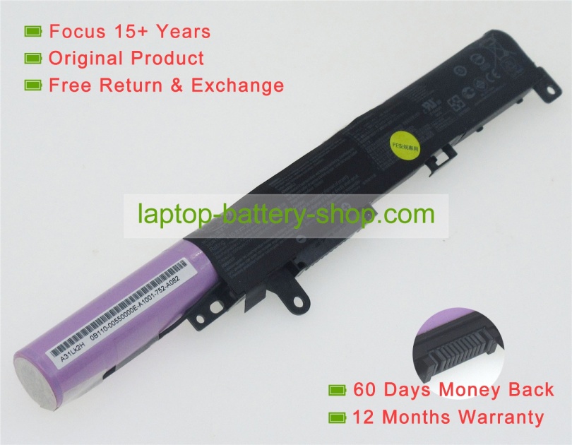 Asus A31N1730, 0B110-00550100 10.8V 3360mAh replacement batteries - Click Image to Close