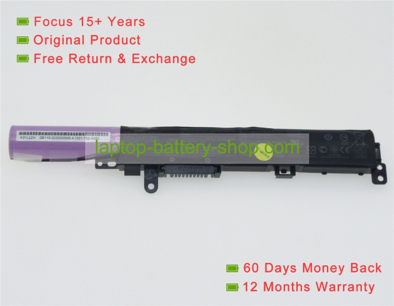 Asus A31N1730, 0B110-00550100 10.8V 3360mAh replacement batteries - Click Image to Close