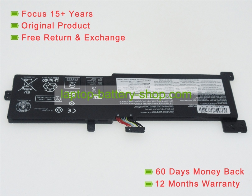 Lenovo L17M2PF0, L17M2PF1 7.68V 3910mAh replacement batteries - Click Image to Close
