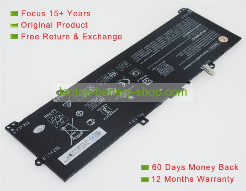 Hp L28076-005, 2ICP4-75/121 7.6V 4810mAh original batteries - Click Image to Close