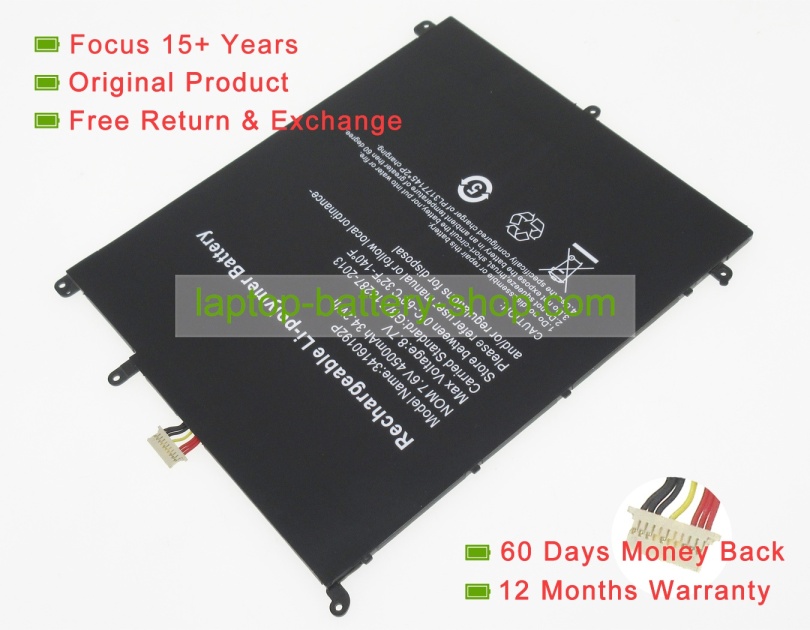 Chuwi 34160192P, PT2877164-2S 7.6V 4500mAh original batteries - Click Image to Close