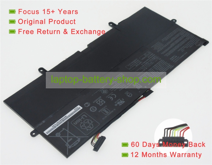 Asus C21N1613, 0B200-02280000 7.7V 4920mAh original batteries - Click Image to Close