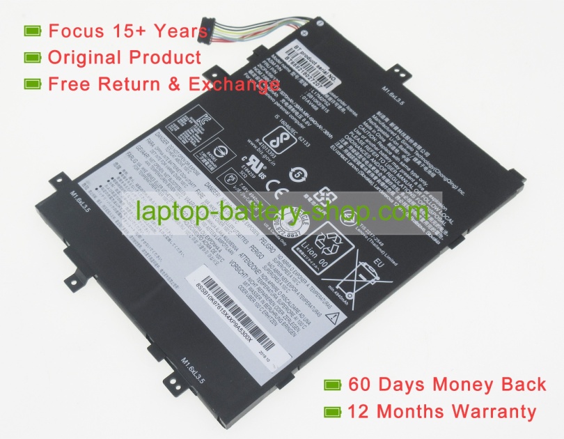 Lenovo L17M2P52, 5B10W13916 7.68V 4940mAh original batteries - Click Image to Close