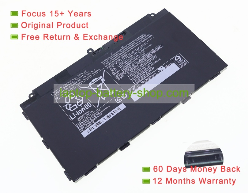 Fujitsu FPCBP479, FPB0326S 11.1V 3450mAh original batteries - Click Image to Close