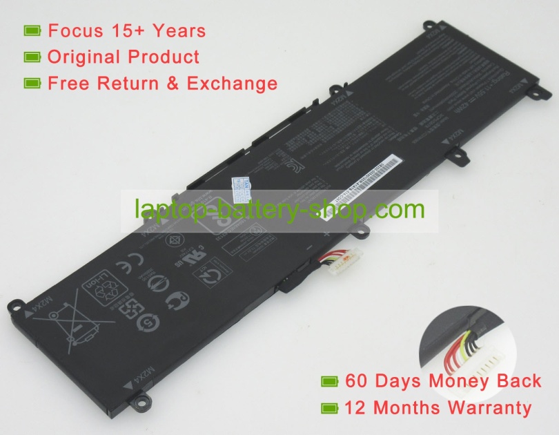 Asus C31N1806, 3ICP5/58/78 11.55V 3640mAh original batteries - Click Image to Close