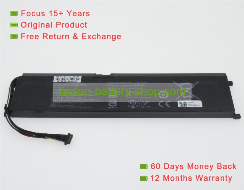 Razer RC30-0270, 4ICP5/46/108 15.4V 4221mAh replacement batteries - Click Image to Close