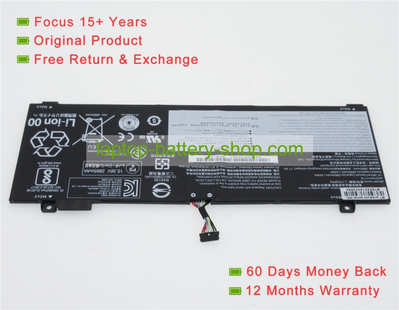 Lenovo L17C4PF0, L17M4PF0 15.36V 2965mAh original batteries - Click Image to Close