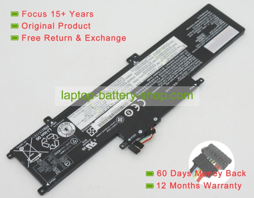 Lenovo SB10K97626, 01AV482 11.10V 4080mAh original batteries - Click Image to Close