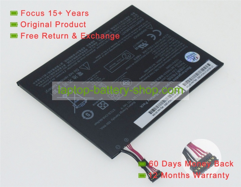 Hp MLP3810980, L83-4938-620-00-4 3.8V 4800mAh replacement batteries - Click Image to Close