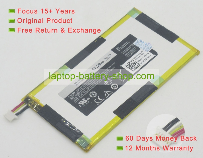 Dell DHM0J, 0DHM0J 3.8V 4550mAh replacement batteries - Click Image to Close