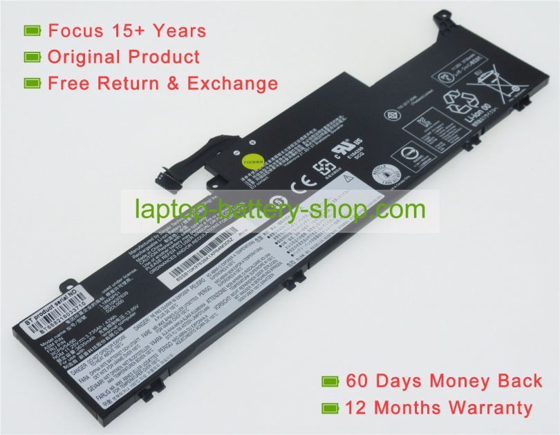 Lenovo 3ICP5/54/90, 02DL000 11.25V 3735mAh original batteries - Click Image to Close