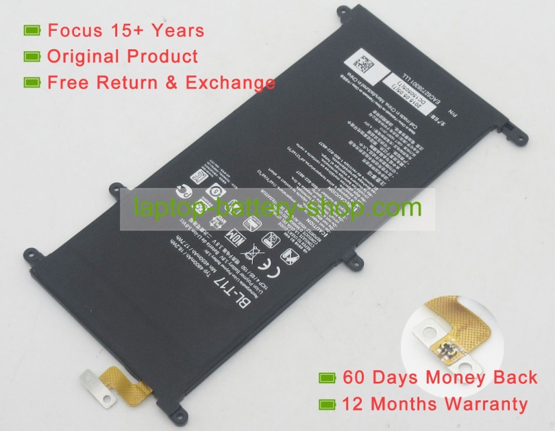 Lg BL-T17 3.8V 4800mAh replacement batteries - Click Image to Close
