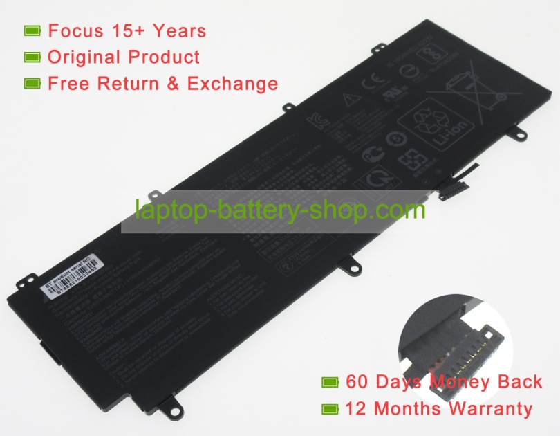 Asus 0B200-03020000, C41N1805 15.4V 3160mAh replacement batteries - Click Image to Close