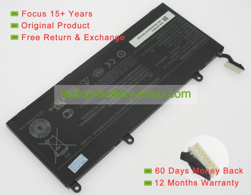 Xiaomi N15B01W, 4ICP6/47/64 15.4V 2600mAh original batteries - Click Image to Close