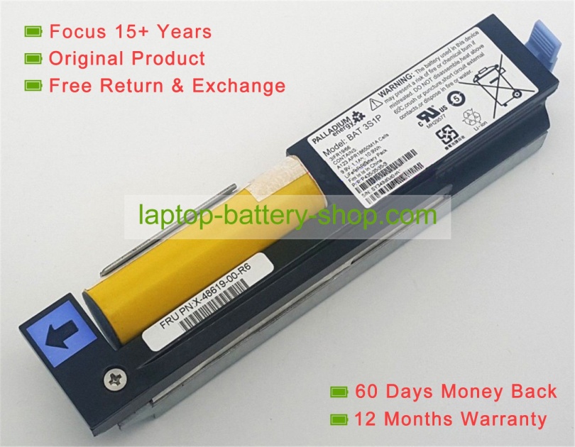 Dell P43543-10-A, BAT 3S1P 9.9V 1100mAh replacement batteries - Click Image to Close