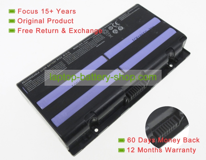 Clevo N157BAT-6, 6-87-N157S-429 11.1V 5600mAh replacement batteries - Click Image to Close