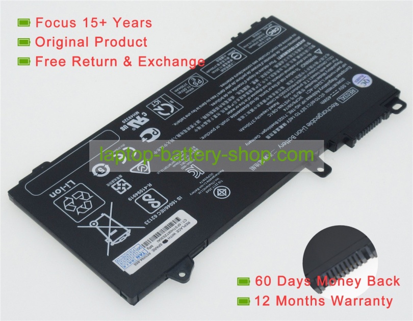 Hp L32407-2B1, RE03XL 11.55V 3900mAh original batteries - Click Image to Close