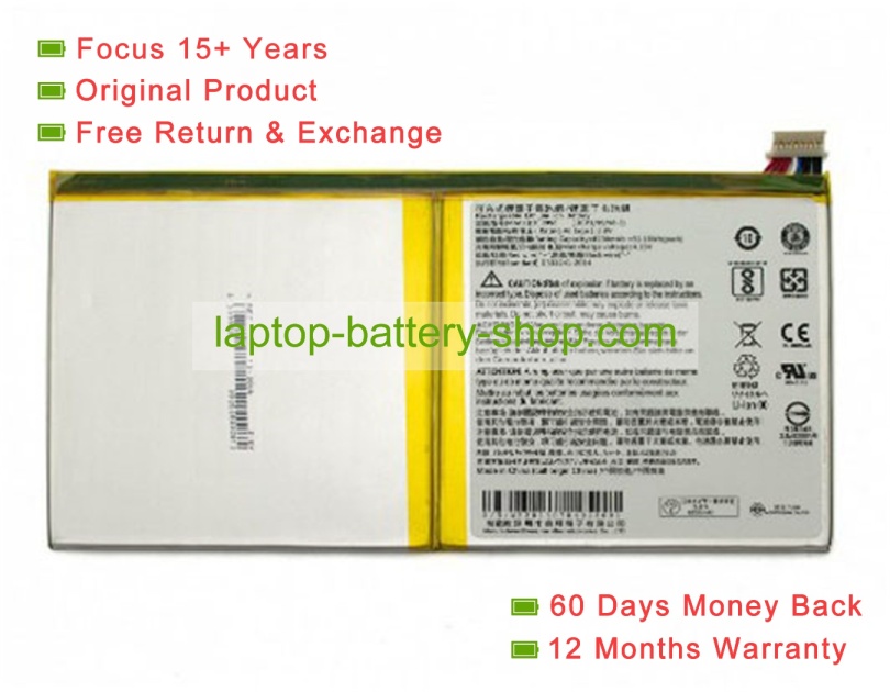 Acer 1ICP3/99/98-2, 309998 3.8V 8200mAh original batteries - Click Image to Close