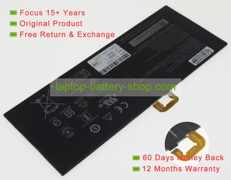 Lenovo L17D2P31, SB18C46557 7.7V 4650mAh original batteries - Click Image to Close