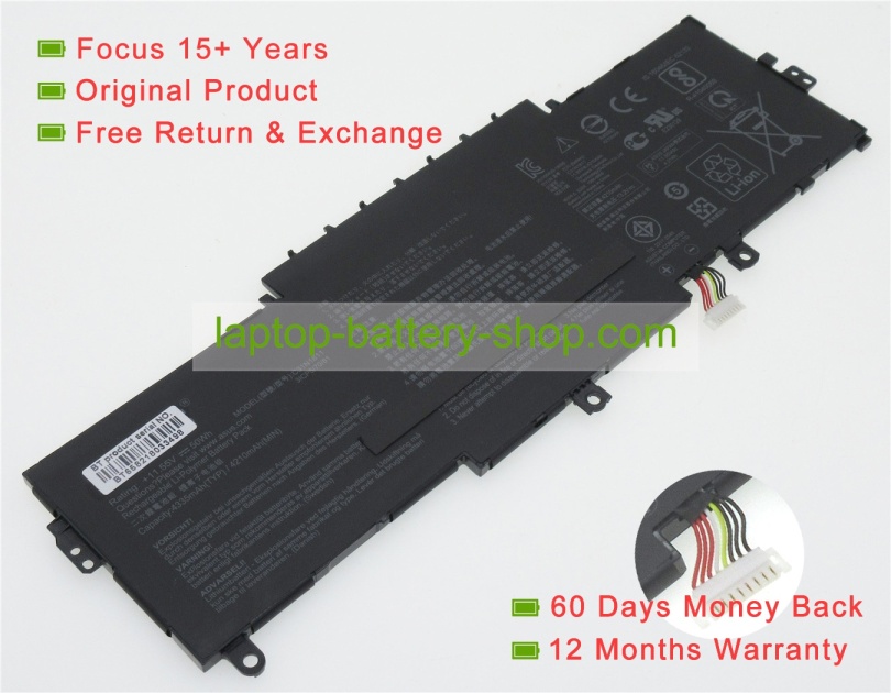 Asus C31N1811, C31PnJ5 11.55V 4335mAh original batteries - Click Image to Close