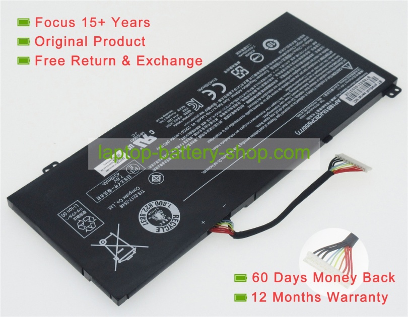 Acer 2ICP6/55/77, AP18B18J 7.6V 4515mAh replacement batteries - Click Image to Close