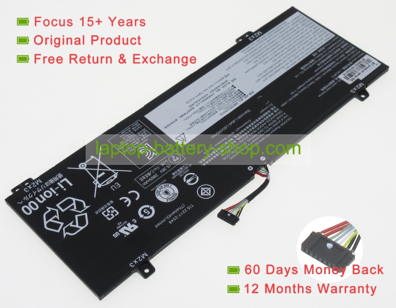 Lenovo 5B10W67217, L18M4PF3 15.36V 2964mAh original batteries - Click Image to Close