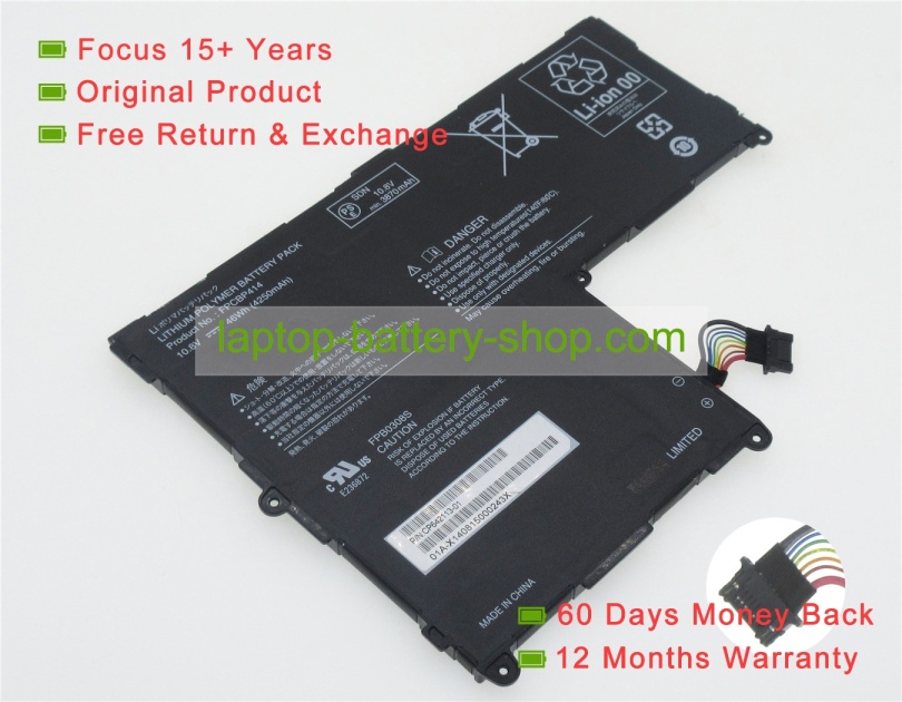 Fujitsu FPB0308S, FPCBP414 10.8V 4250mAh replacement batteries - Click Image to Close