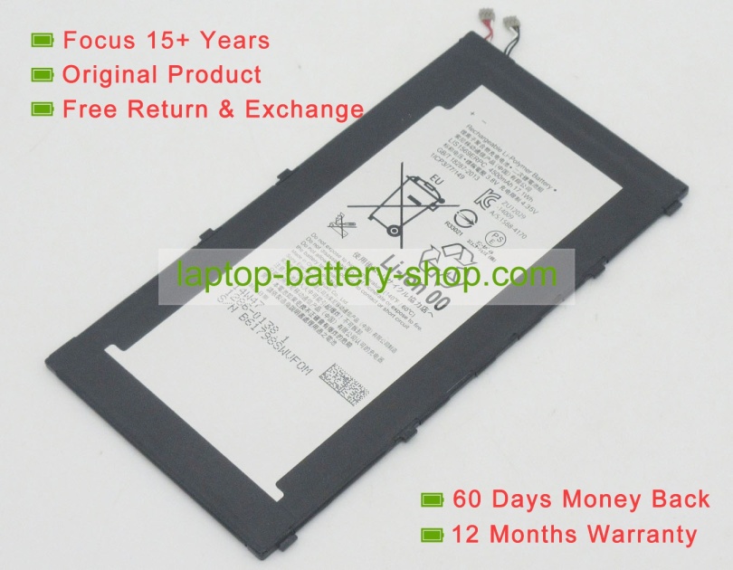 Sony LIS1569ERPC, SGP611/12/21 3.8V 4500mAh replacement batteries - Click Image to Close