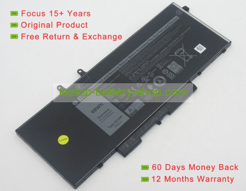 Dell 4GVMP, C5GV2 7.6V 8500mAh original batteries - Click Image to Close