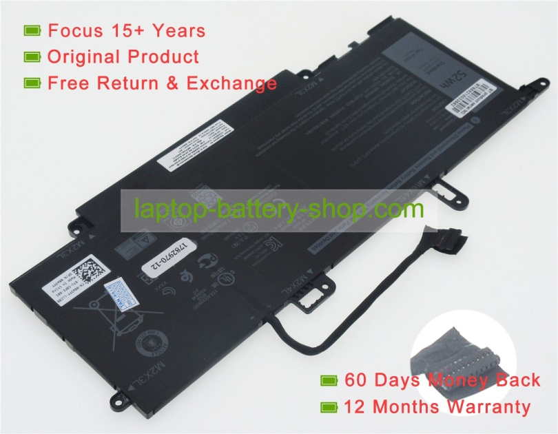 Dell NF2MW, 7146W 7.6V 6840mAh original batteries - Click Image to Close