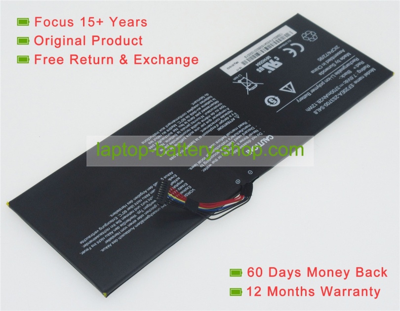 Haier EF20EA-2S3700-S4L8, EF20EA-2S3700-G1A3 7.6V 3700mAh replacement batteries - Click Image to Close