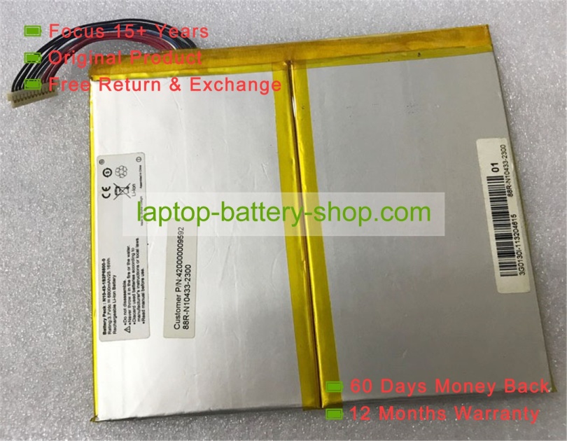 Toshiba N10-43-1S2P6800-0 3.7V 6800mAh replacement batteries - Click Image to Close