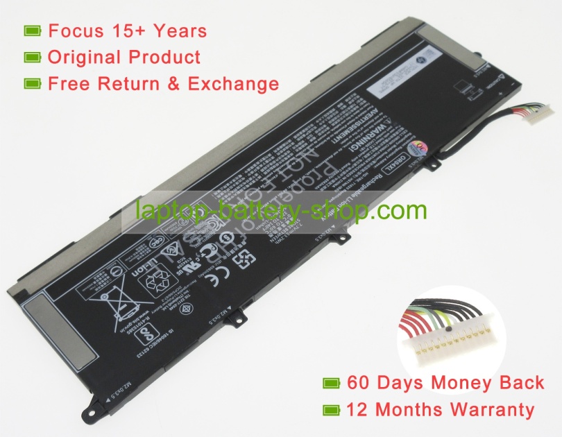 Hp OR04XL, HSTNN-IB8U 7.7V 6582mAh original batteries - Click Image to Close