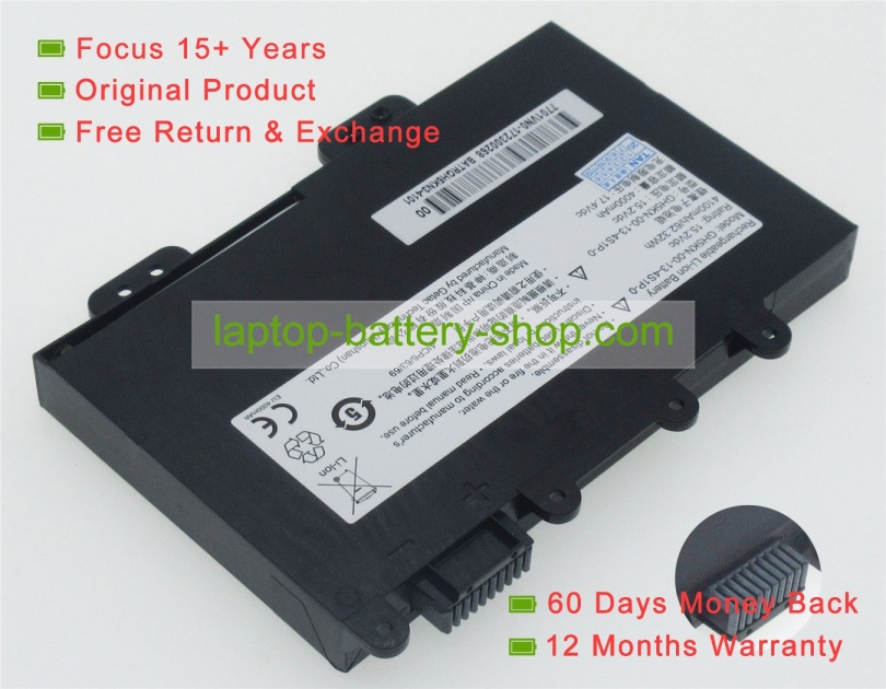 Getac GH5KN-00-13-4S1P-0 15.2V 4100mAh replacement batteries - Click Image to Close
