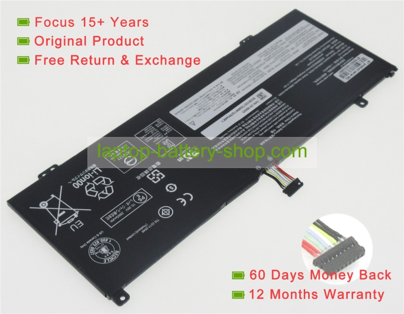 Lenovo L18M4PF0, L18C4PF0 15.36V 2964mAh original batteries - Click Image to Close