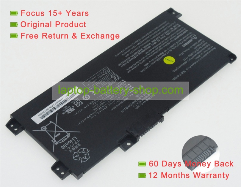 Acer 3ICP6/60/72, SQU-1718 11.55V 4550mAh replacement batteries - Click Image to Close