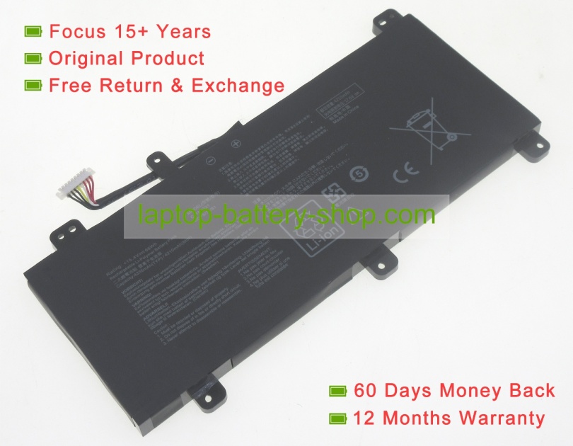 Asus 4ICP5/70/81, C41POJ5 15.4V 4335mAh original batteries - Click Image to Close