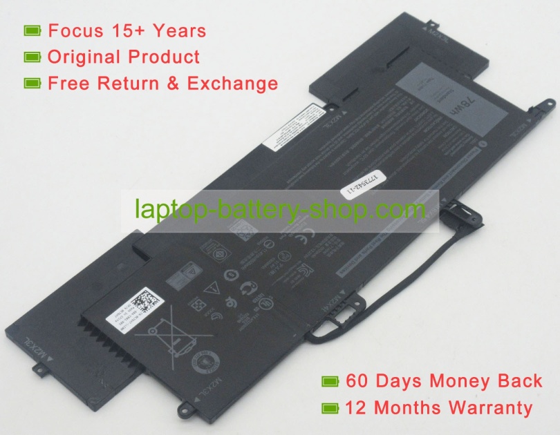 Dell 0C76H7, G8F6M 11.4V 6500mAh original batteries - Click Image to Close