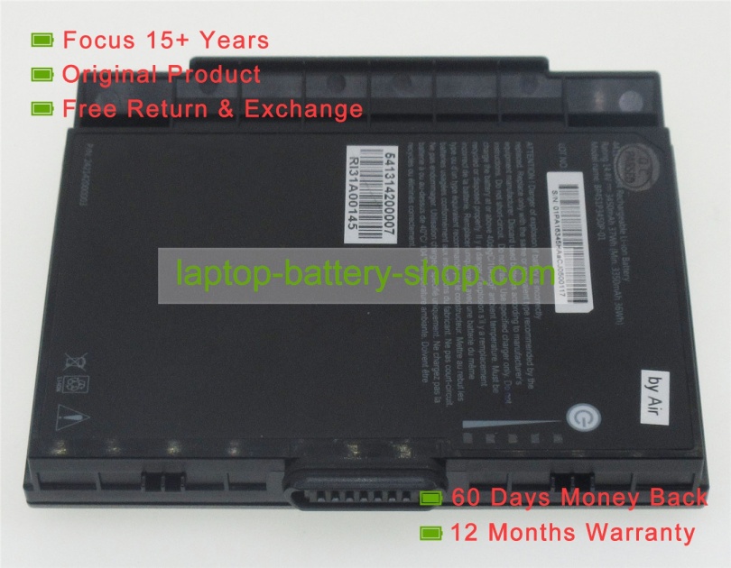 Getac BP4S1P3450-P, 441142000004 14.4V 3450mAh replacement batteries - Click Image to Close