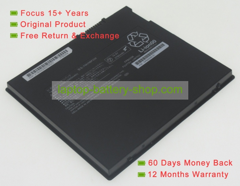 Fujitsu CP622200-01, FPB0296 14.4V 2900mAh replacement batteries - Click Image to Close