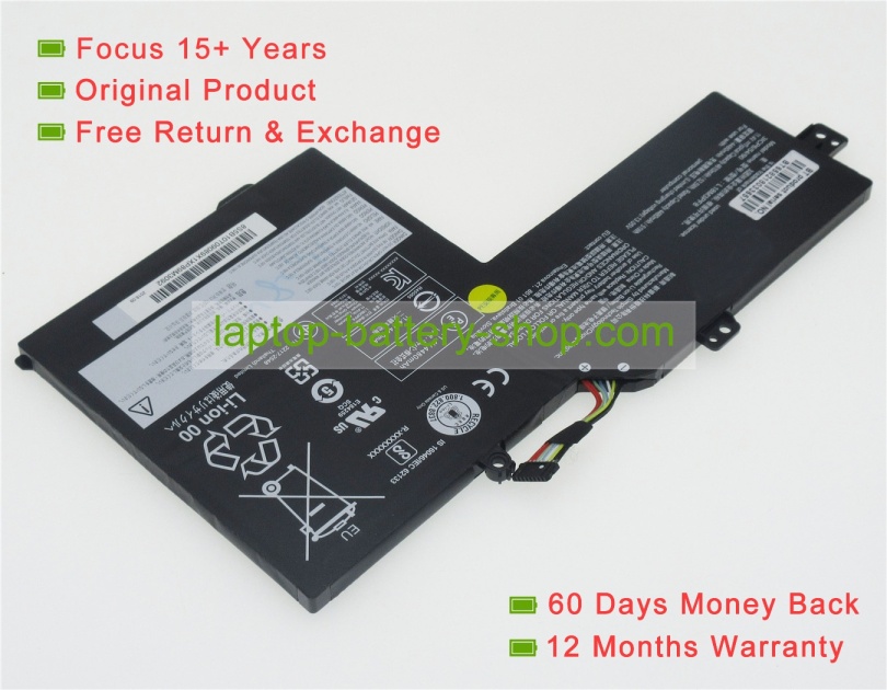 Lenovo L18M3PF8, 5B10T09089 11.4V 4610mAh original batteries - Click Image to Close