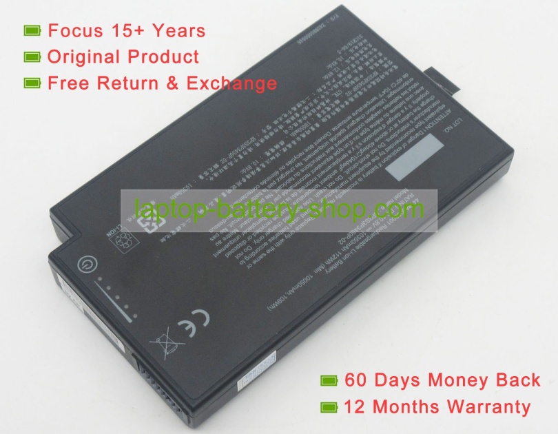 Getac BP3S3P3450P-02, 441880000001 10.8V 10350mAh replacement batteries - Click Image to Close