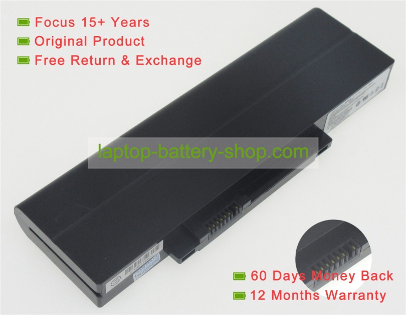 Averatec R15B, R15D 11.1V 7800mAh replacement batteries - Click Image to Close